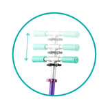 MoMi QKids BRO-Scooter in verschiedenen Farben für Kinder ab 3 Jahren – Höhenverstellbar, ABEC-7 Lager, stabil