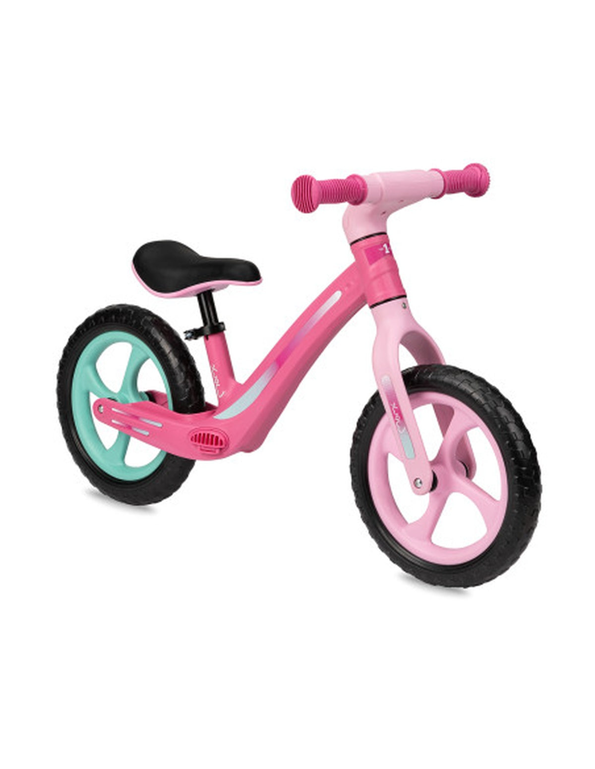 MoMi MIZO Laufrad für Kinder - Leichtes und Bequemes Fahrrad in Pink