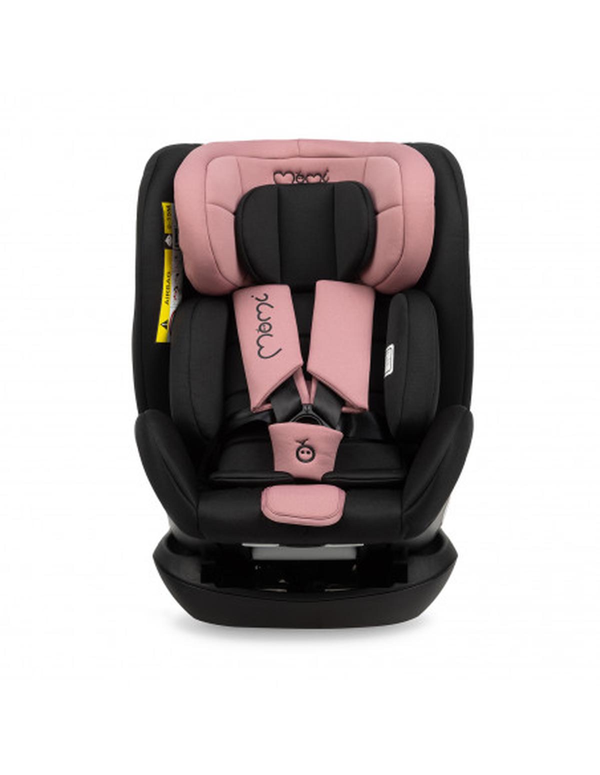 MOMI URSO Kinderautositz für Kinder von 40 bis 150 cm in Pink