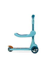 MoMi KIURU 2-in-1 Balance-Roller für Kinder – Mit leuchtenden Elementen, Scooter & Laufrad in einem