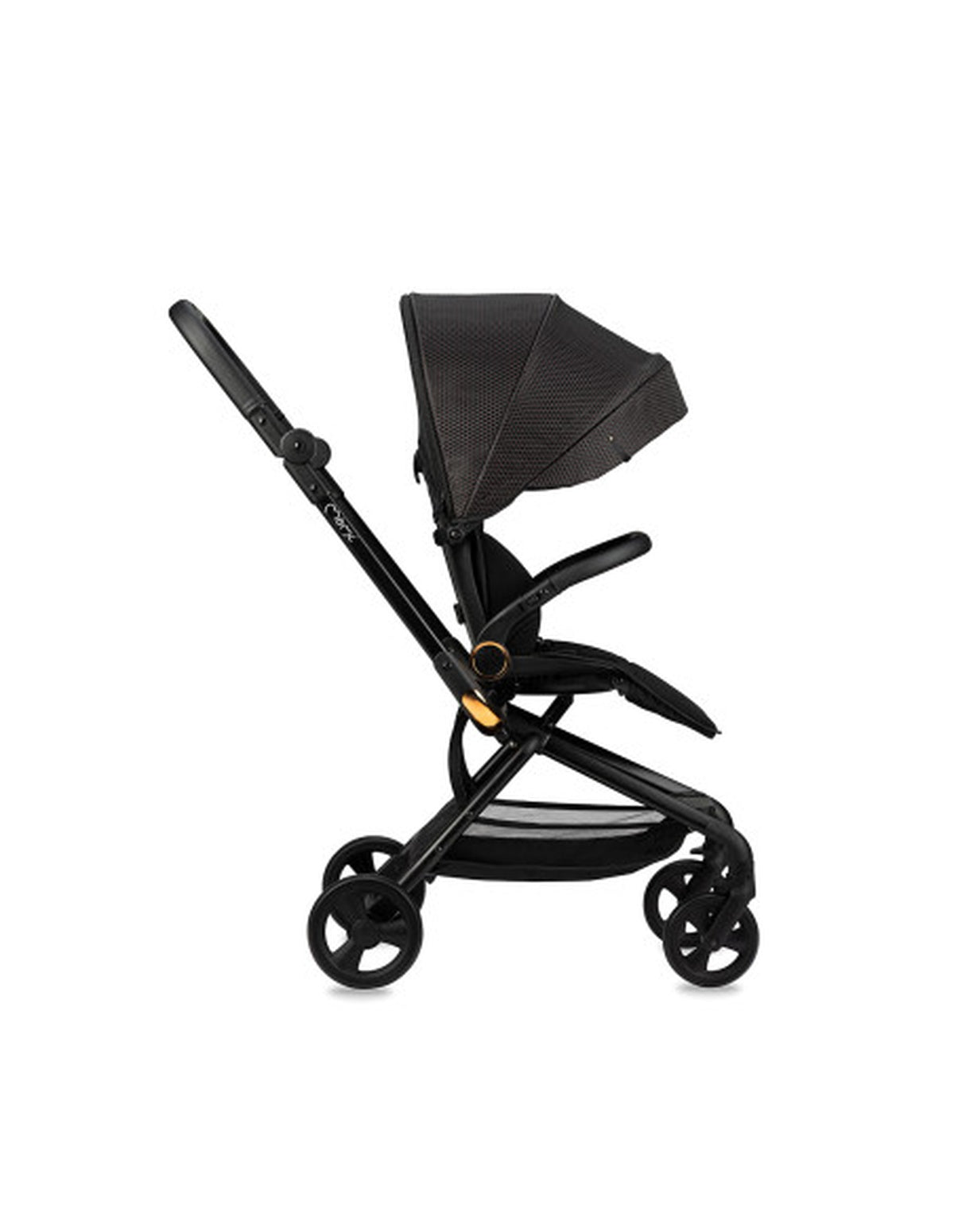 MoMi ADELLE Kinderwagen schwarz, leicht, wendig