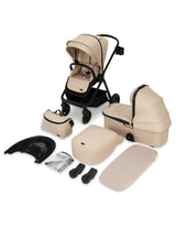 MoMi GISELLE 2in1 Kinderwagen in Beige – mit  verstellbarer Funktion