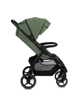 MoMi MIYA Kinderwagen in Grün - leicht, komfortabel, mit Fußsack