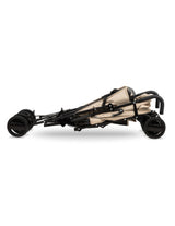 MoMi AKIRA Kinderwagen in Beige - leicht, wendig, mit Faltmechanismus