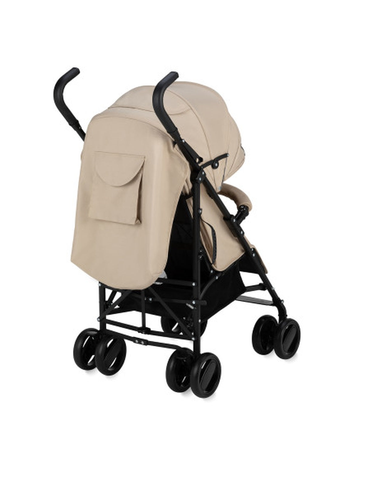 MoMi AKIRA Kinderwagen in Beige - leicht, wendig, mit Faltmechanismus