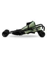 MoMi AKIRA Kinderwagen in Grün - leicht, wendig, mit Faltmechanismus