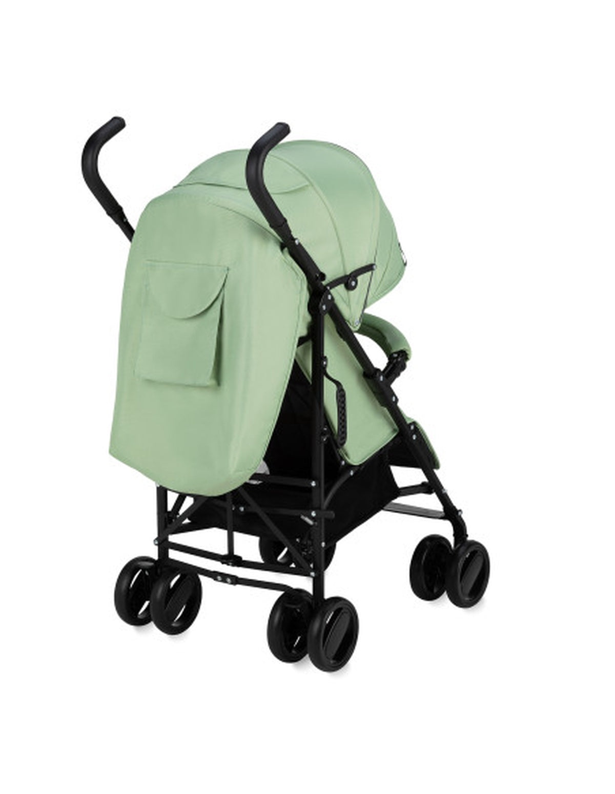 MoMi AKIRA Kinderwagen in Grün - leicht, wendig, mit Faltmechanismus