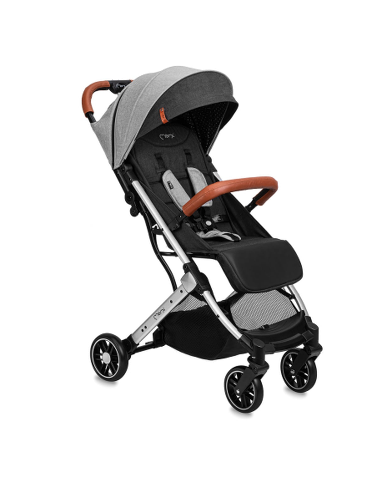 MoMi ESTELLE LIGHT Buggy Grau - leicht, wendig, kompakt, verstellbar