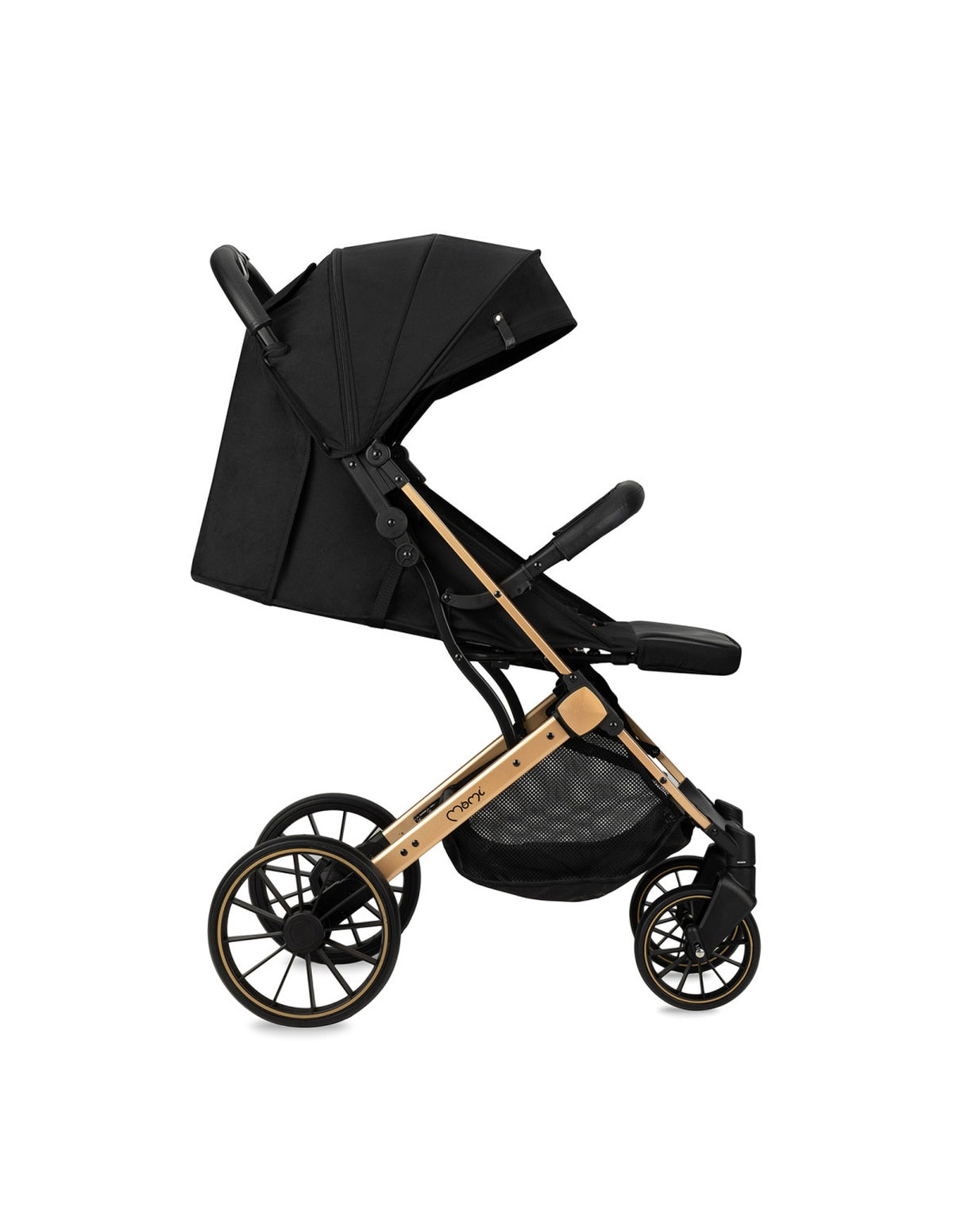 MoMi ESTELLE PLUS LIGHT Buggy in Schwarz - leicht, wendig, anpassbar