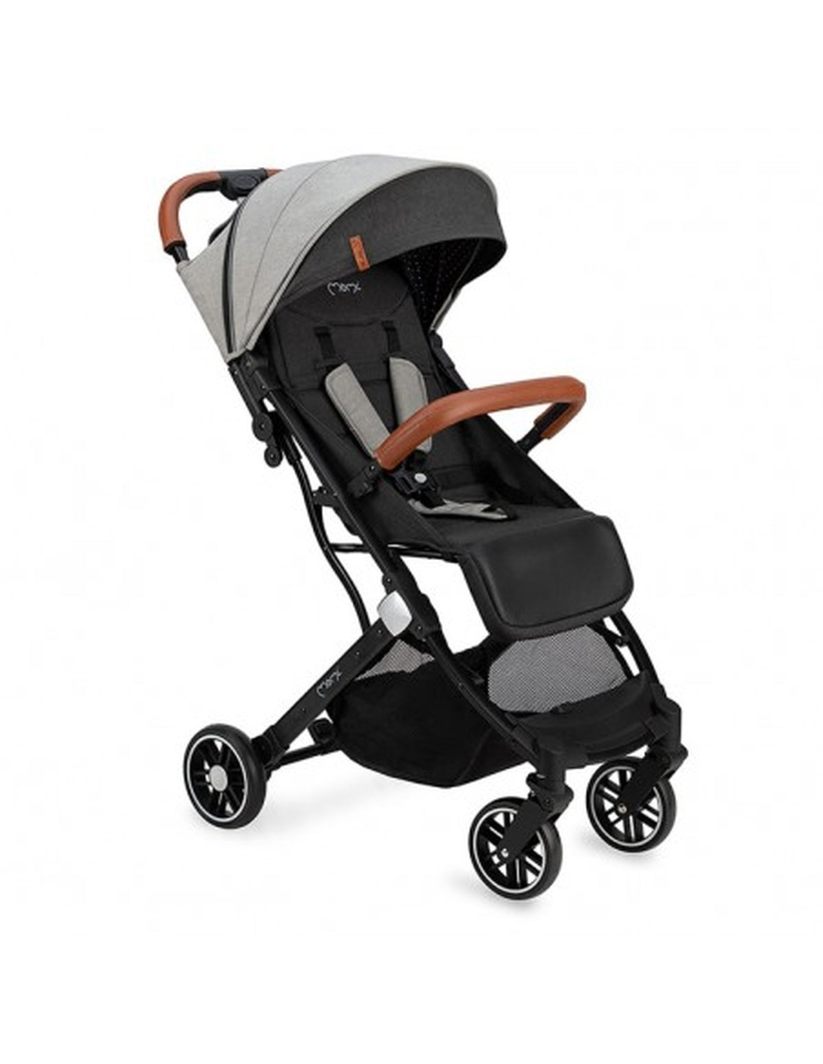 MoMi ESTELLE Buggy in Grau - leicht, kompakt, verstellbares Verdeck