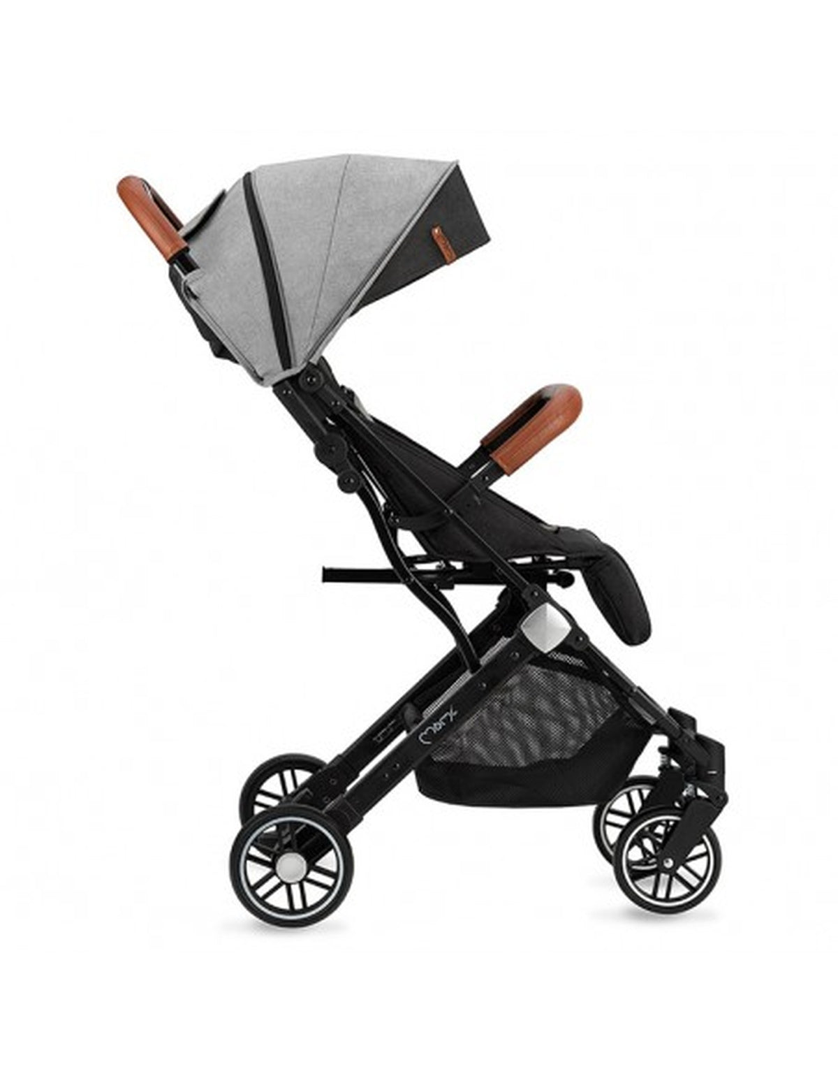 MoMi ESTELLE Buggy in Grau - leicht, kompakt, verstellbares Verdeck