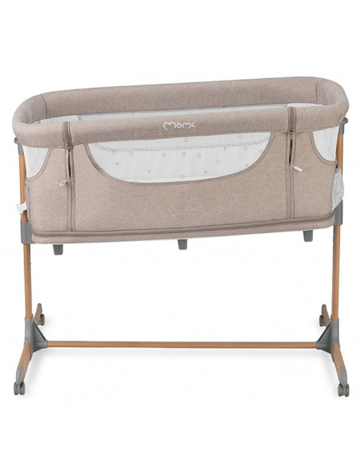 MoMi SMART BED Kinderbett mit 2 Schlafpositionen und Laufgitterfunktion für Kleinkinder