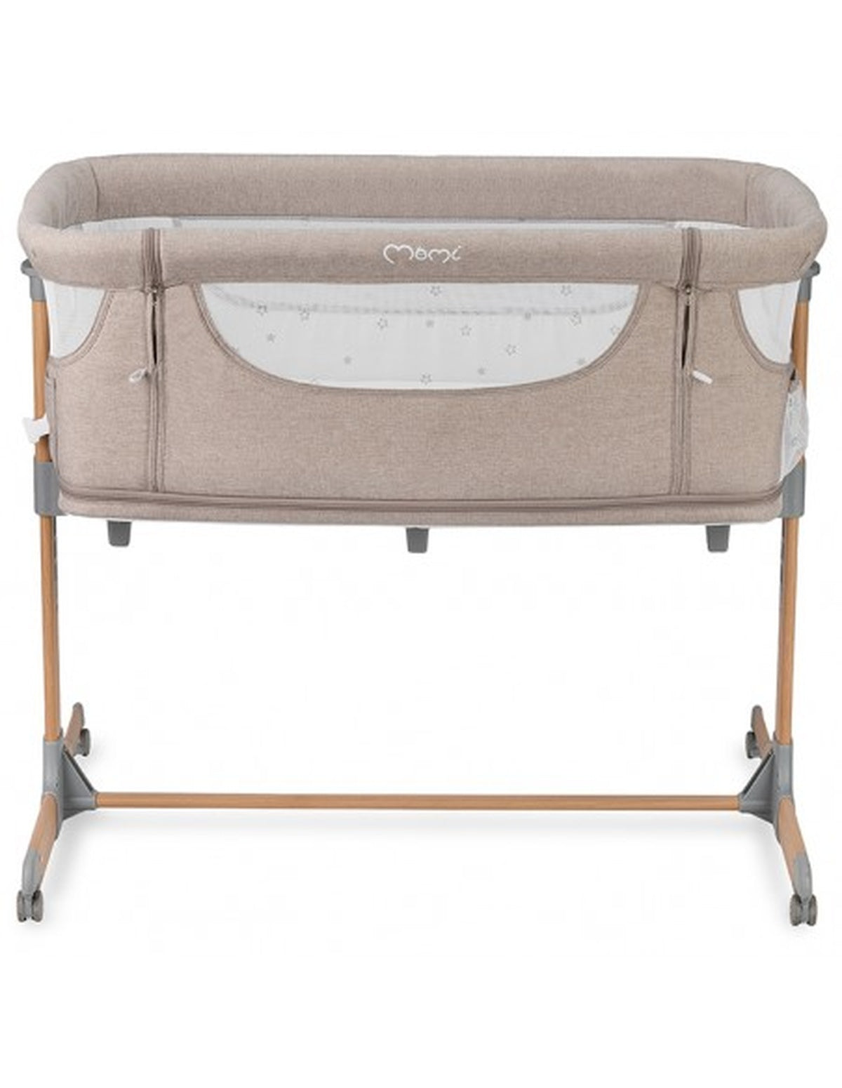 MoMi SMART BED Kinderbett mit 2 Schlafpositionen und Laufgitterfunktion für Kleinkinder