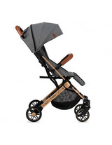 MoMi ESTELLE Buggy GOLD – leicht, kompakt, mit verstellbarem Verdeck