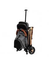 MoMi ESTELLE Buggy GOLD – leicht, kompakt, mit verstellbarem Verdeck