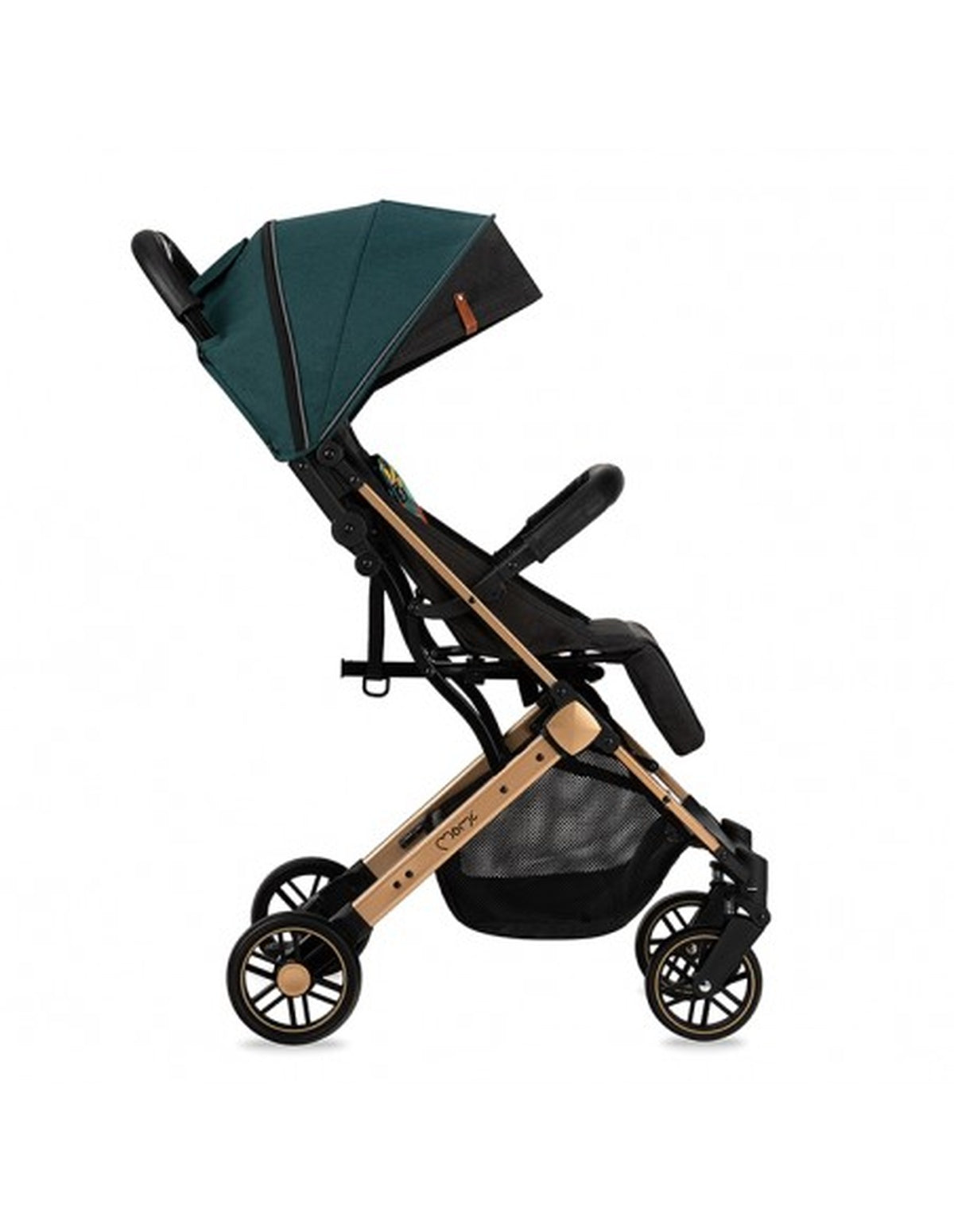 MoMi ESTELLE Buggy GOLD - leicht, kompakt, mit verstellbarem Verdeck