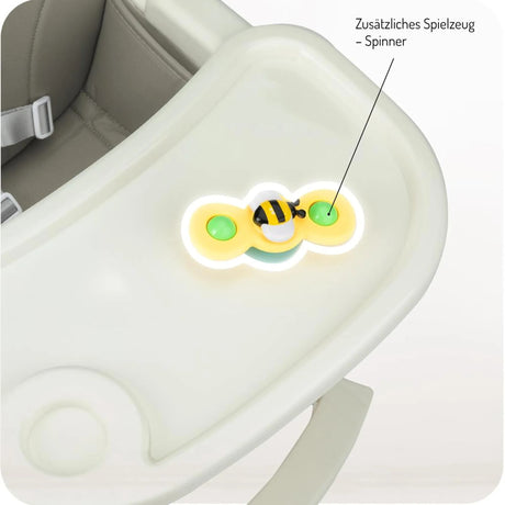 Zusätzliches Spielzeug in Form eines Spinners mit Biene