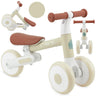 Kinderfahrzeug in Beige mit braunem Sitz und stabilen Rädern