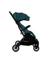 MoMi ANDREA Kinderwagen in Grün mit automatischem Klappmechanismus
