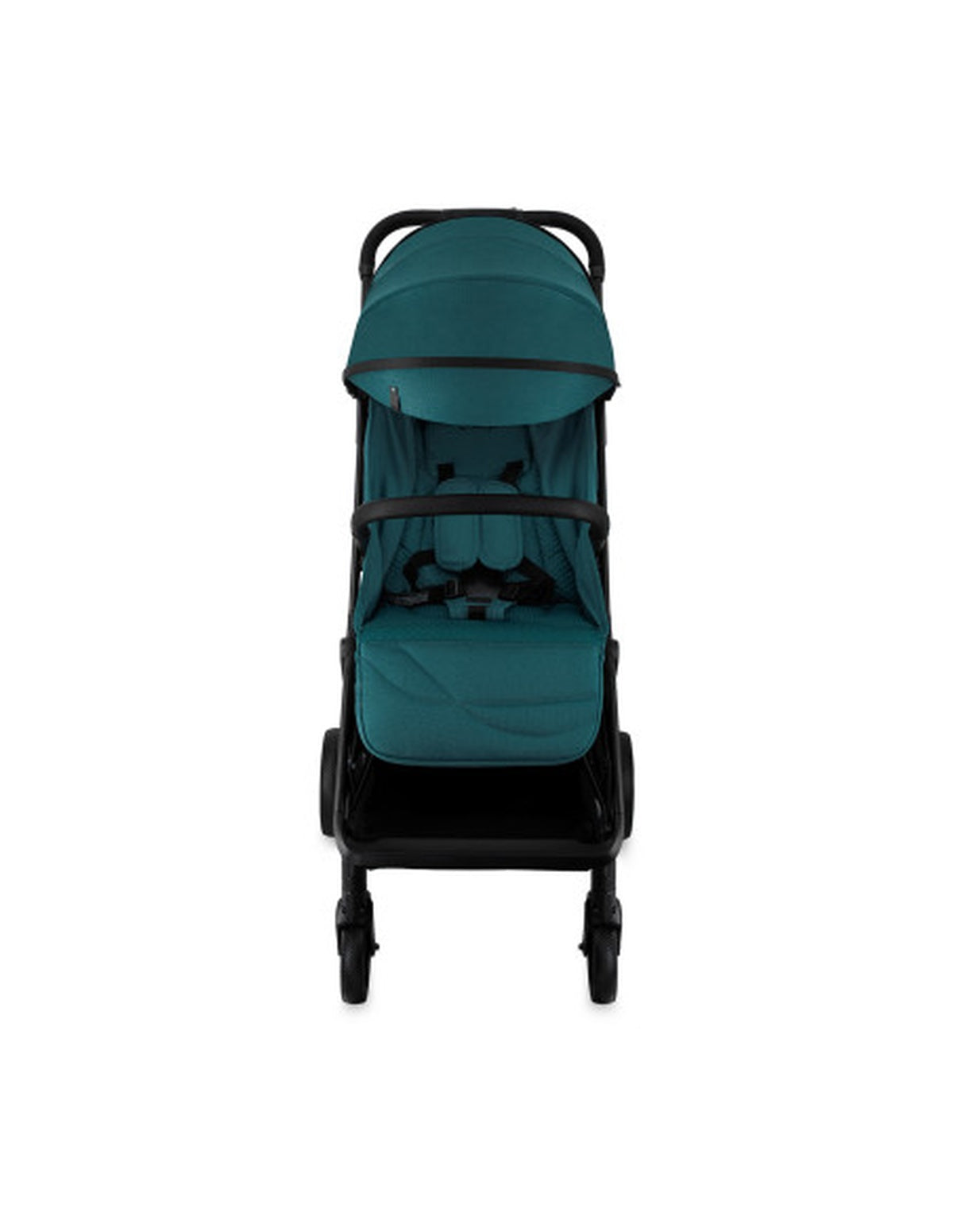 MoMi ANDREA Kinderwagen in Grün mit automatischem Klappmechanismus