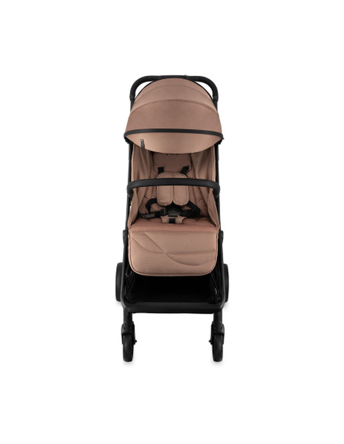 MoMi ANDREA Kinderwagen in Beige mit automatischem Klappmechanismus