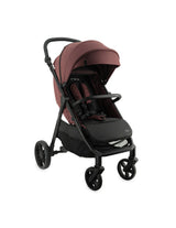 MoMi CLARA Kinderwagen in Burgund für Kinder bis 22 kg, verstellbar
