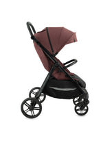 MoMi CLARA Kinderwagen in Burgund für Kinder bis 22 kg, verstellbar
