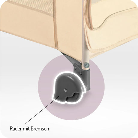 Räder mit Bremsen für sicheren Halt und einfache Mobilität