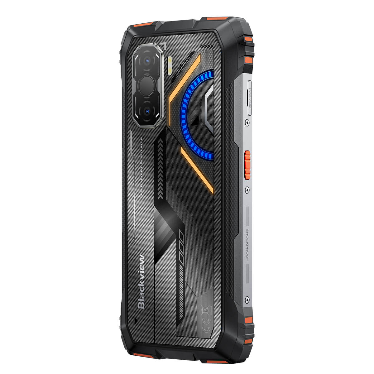 Blackview Rock 3 Rugged Smartphone in Orange Rückseite