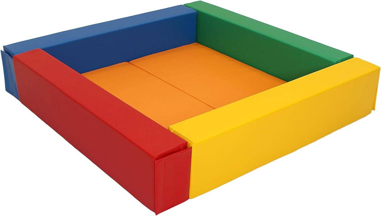 IGLU Softplay Buntes Bällebad aus Schaumstoffbausteinen für sensorisches Abenteuer & kreatives Spielen