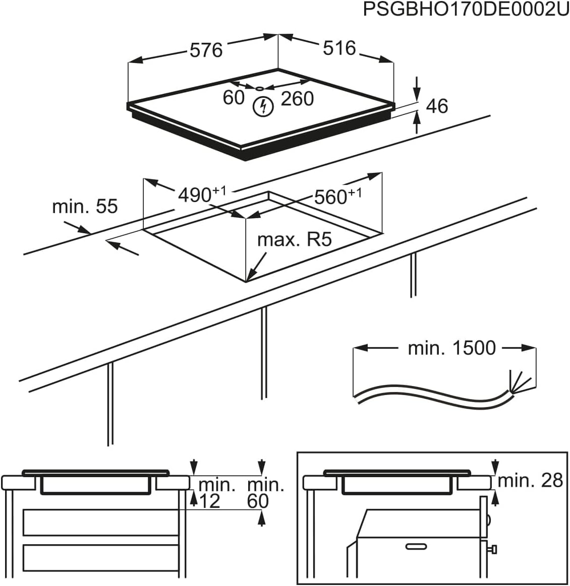 B-WARE - Manolya AEG Kochfeld Induktion IKE64450XB