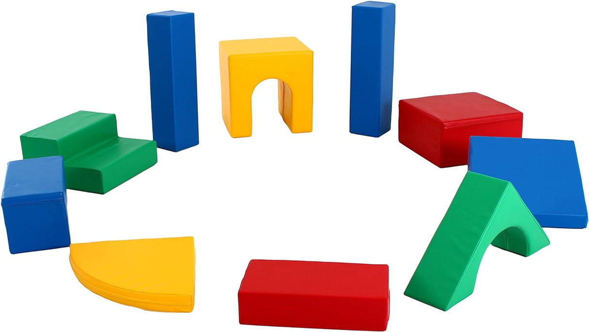 Set 21 Spielbauklötze IGLU 10 XL - Kreative XXL Softbausteine - Motorikförderung für Kinder