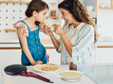 Beper BT.710Y Frau mit Kind welche Crepes essen