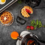 PowerXL Waffle Star Waffeleisen – Gefüllte Waffeln 18cm Antihaft