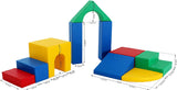 Set 21 Spielbauklötze IGLU 10 XL - Kreative XXL Softbausteine - Motorikförderung für Kinder
