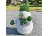 AniPlants Grasfigur Schneemann 100 cm im Garten