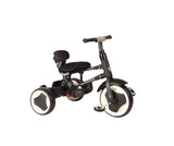Volare QPlay Rito Tricycle Deluxe - faltbares Dreirad für Kinder 10-36 Monaten mit verstellbarer Schiebestange und Sicherheitsfunktionen