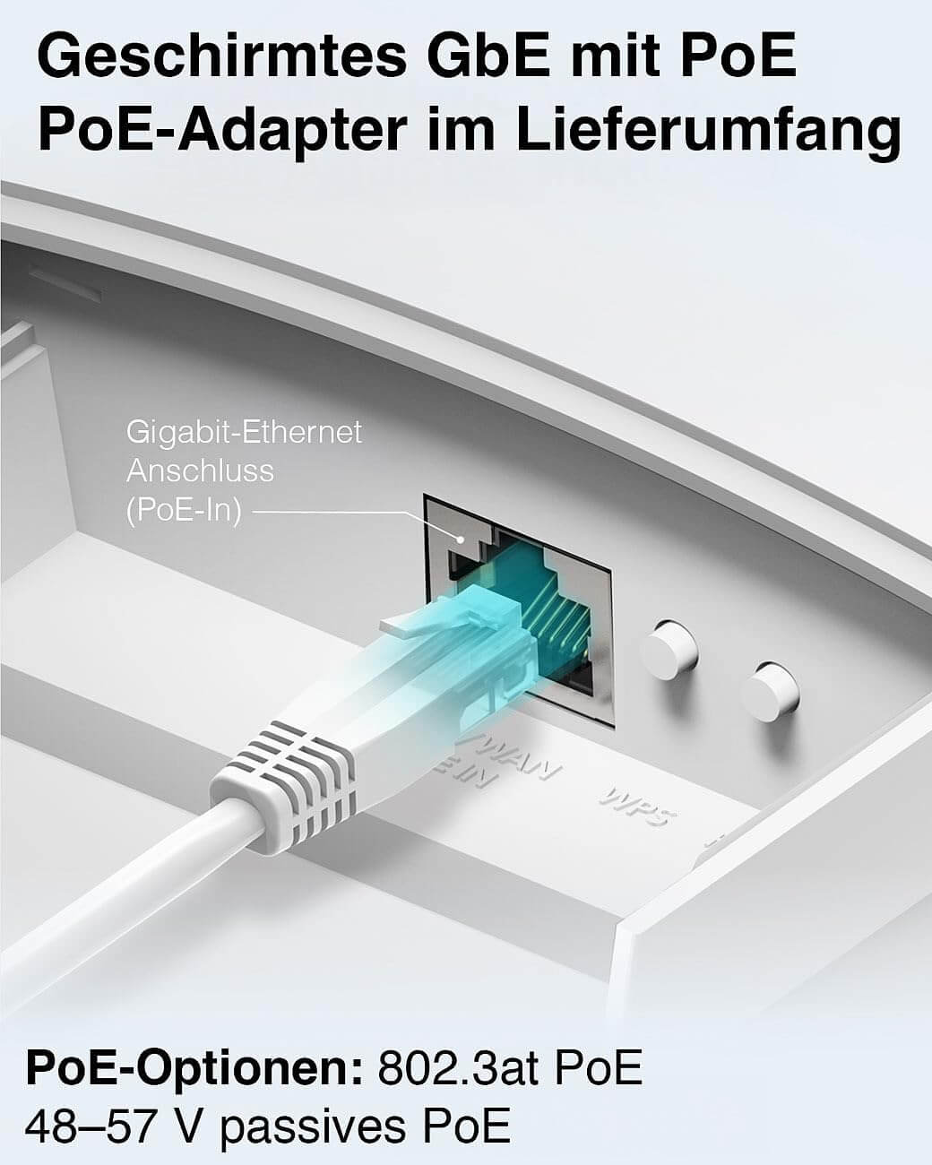 7links WLR-1260 Outdoor WLAN-Repeater – WiFi 6, 3000 Mbit/s, PoE, IP65, bis 150 m Reichweite