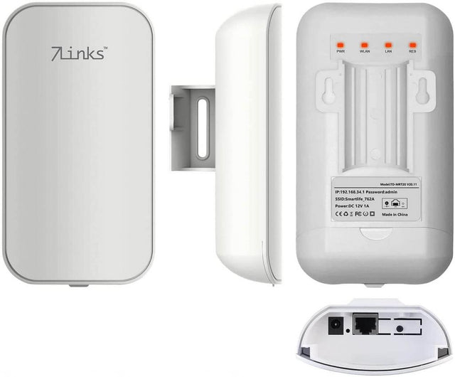 7links Outdoor WLAN-Repeater WLR-1230 alle Seitenansichten