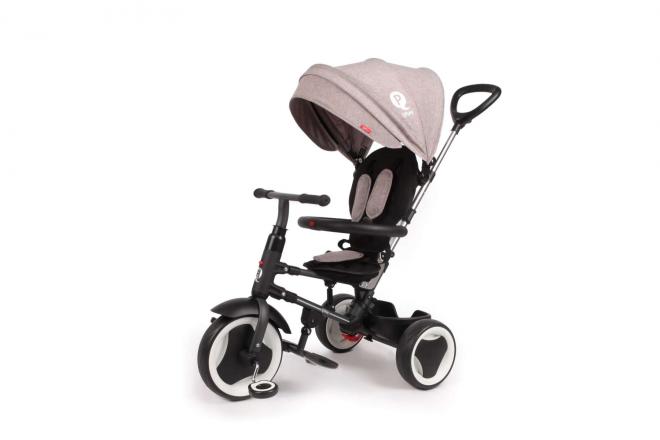 Volare QPlay Rito Tricycle Deluxe - faltbares Dreirad für Kinder 10-36 Monaten mit verstellbarer Schiebestange und Sicherheitsfunktionen