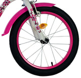 Volare Lovely Kinderfahrrad – Mädchen – 18 Zoll – Rosa Weiß