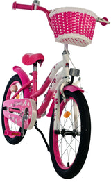 Volare Lovely Kinderfahrrad – Mädchen – 18 Zoll – Rosa Weiß