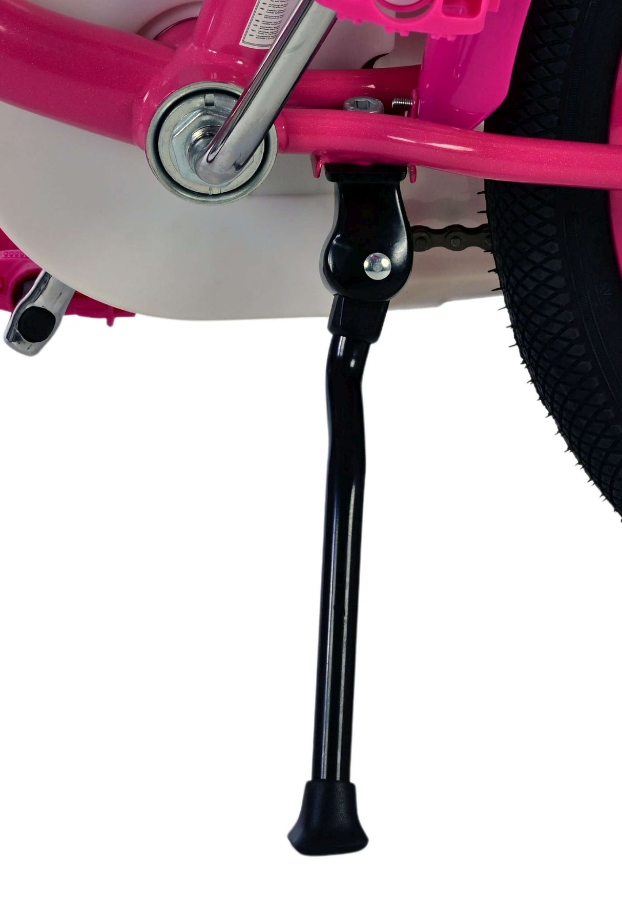 Volare Lovely Kinderfahrrad – Mädchen – 18 Zoll – Rosa Weiß