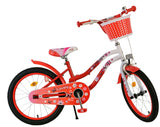 Volare Lovely Kinderfahrrad – Mädchen – 18 Zoll – Rot Weiß