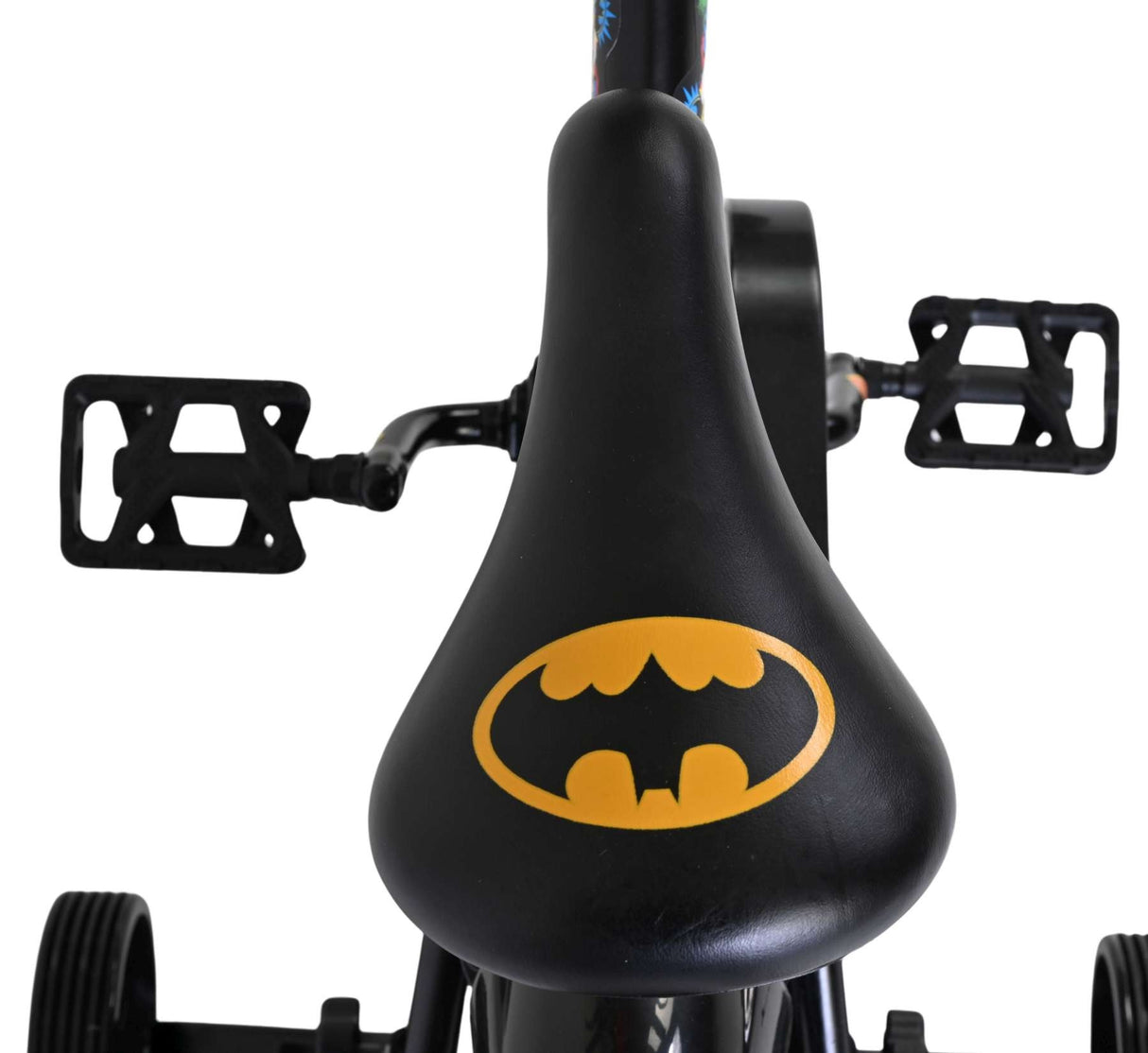 Volare Batman Kinderfahrrad - Jungen - 12 Zoll - Schwarz - Zwei Handbremsen