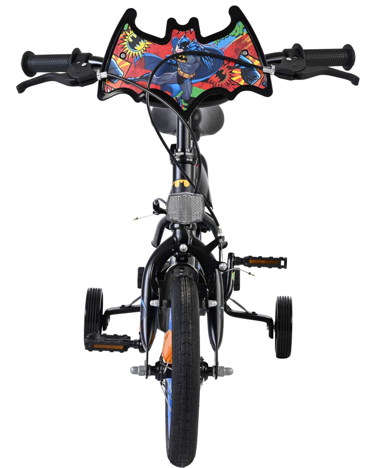 Volare Batman Kinderfahrrad - Jungen - 12 Zoll - Schwarz - Zwei Handbremsen