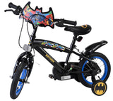 Volare Batman Kinderfahrrad - Jungen - 12 Zoll - Schwarz - Zwei Handbremsen