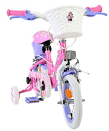 Volare Disney Minnie – die süßeste Minnie aller Zeiten! Kinderfahrrad - Mädchen - 12 Zoll - Rosa - Zwei Handbremsen