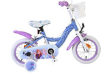 Volare Disney Frozen 2 Kinderfahrrad - Mädchen - 12 Zoll - Blau/Lila - Zwei Handbremsen
