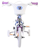 Volare Disney Frozen 2 Kinderfahrrad - Mädchen - 12 Zoll - Blau/Lila - Zwei Handbremsen